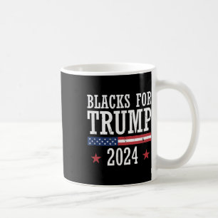 Schwarze für die Präsidentschaftswahl 2024 von Tru Kaffeetasse