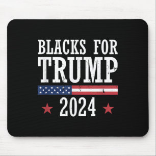 Schwarze für die Präsidentschaftswahl 2024 von Tru Mousepad