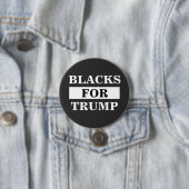 Schwarze für Trump Button (Beispiel)