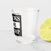 Schwarze für Trump Schnapsglas (Rechts)