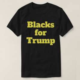 Schwarze für Trump-T - Shirt