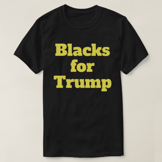 Schwarze für Trump-T - Shirt (Design vorne)