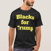 Schwarze für Trump-T - Shirt (Vorderseite)