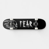 Schwarze Furcht-Skateboard-Plattform mit Weiß Skateboard (Horizontal)