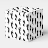 Schwarze Füße Geschenkschachtel (Vorderseite)