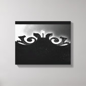 Schwarze Gate Ansicht Leinwanddruck (Vorderseite)