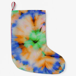 Schwarze Gefärbte Krawatte, grungy Vintag. Kleiner Weihnachtsstrumpf