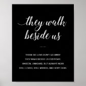 Schwarze gehen neben uns Gedicht Hochzeitsseminar Poster (Vorne)