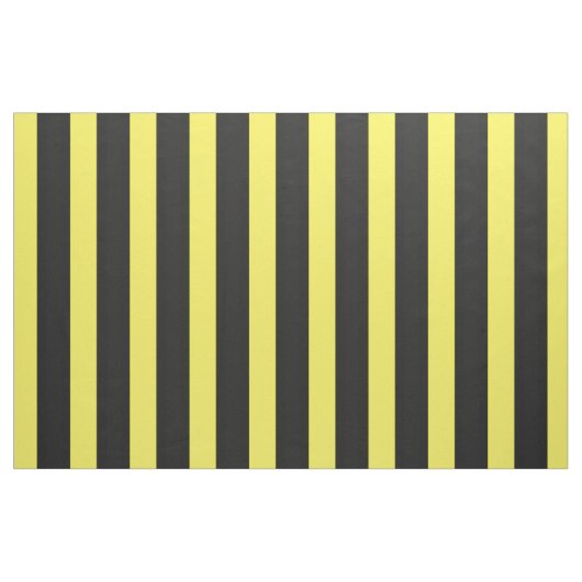 Schwarze/gelbe Honig-Bienen-Farbe Stripes Gewebe Stoff (Yard (91,4 cm))
