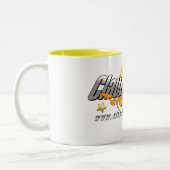 Schwarze gelbe on-line-Tasse 01 Claudia Zweifarbige Tasse (Links)