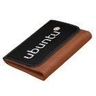 Schwarze Geldbörse Ubuntus