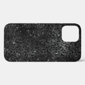 Schwarze Geparden Leopard Skin Print Muster Tier Case-Mate iPhone Hülle (Rückseite (Horizontal))