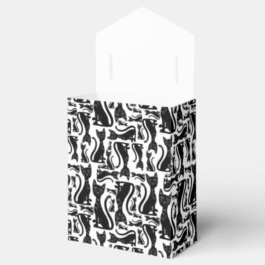 Schwarze Geschenkboxen Geschenkschachtel (Geöffnet)