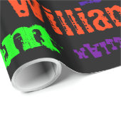 Schwarze Geschenkpapier (Rolleneckpunkt)