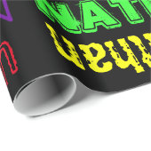 Schwarze Geschenkpapier (Rolleneckpunkt)