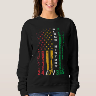 Schwarze Geschichte 247365 Afrikanische Amerikanis Sweatshirt
