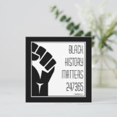 SCHWARZE GESCHICHTE 247365 Power Fist BHM (Stehend Vorderseite)