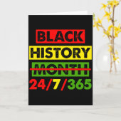 Schwarze Geschichte 24 7 365 Afrika Karte Bhm Stol (Gelbe Blume)