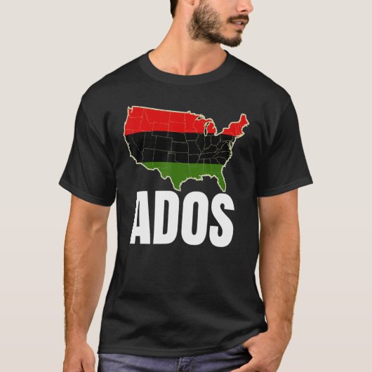 Schwarze Geschichte ADOS T-Shirt (Vorderseite)