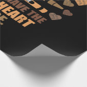 Schwarze Geschichte - Afrika Geschenkpapier (Ecke)