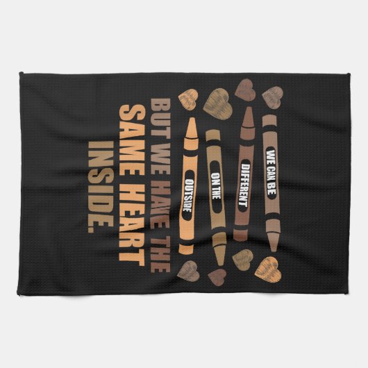 Schwarze Geschichte - Afrika Geschirrtuch (Horizontal)