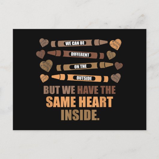 Schwarze Geschichte - Afrika Postkarte (Vorderseite)