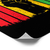 Schwarze Geschichte Afro American African Freedom Poster (Ecke)