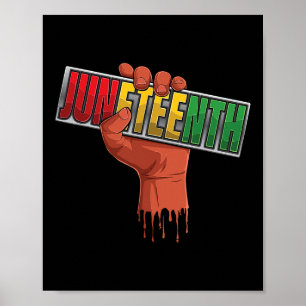 Schwarze Geschichte Afro American African Freedom  Poster