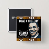 SCHWARZE GESCHICHTE BUTTON (Vorne & Hinten)