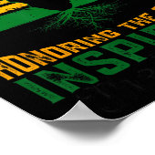 Schwarze Geschichte, die die Zukunft Inspiriert ha Poster (Ecke)