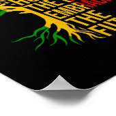 Schwarze Geschichte ehrt die Vergangenheit, die di Poster (Ecke)