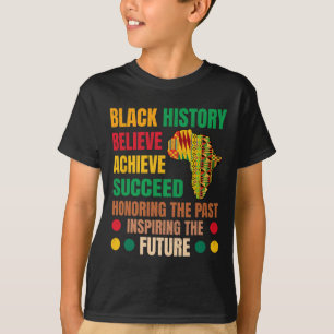 Schwarze Geschichte ehrt in der Vergangenheit Insp T-Shirt