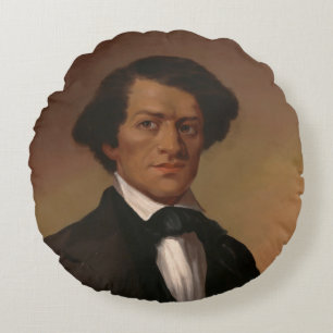 Schwarze Geschichte: Fred Douglass Bürgerrechte 18 Rundes Kissen
