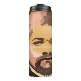 Schwarze Geschichte Frederick Douglass Gold Thermosbecher