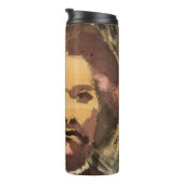 Schwarze Geschichte Frederick Douglass Gold Thermosbecher (Nach rechts gedreht)