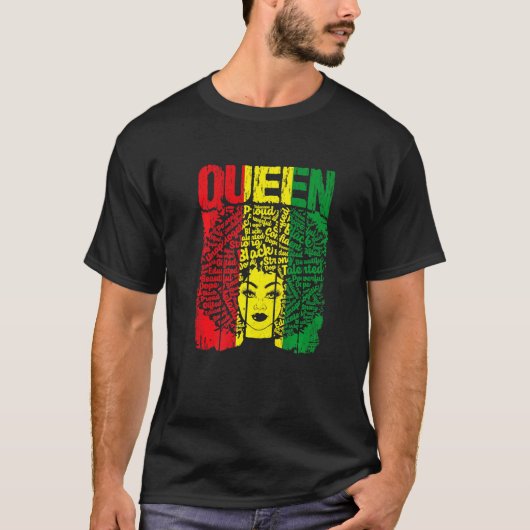 Schwarze Geschichte für die afrikanische Kleidungs T-Shirt (Vorderseite)