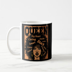 Schwarze Geschichte für Frauen Black Strong Queen Kaffeetasse