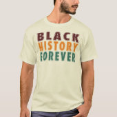 Schwarze Geschichte für immer T-Shirt (Vorderseite)