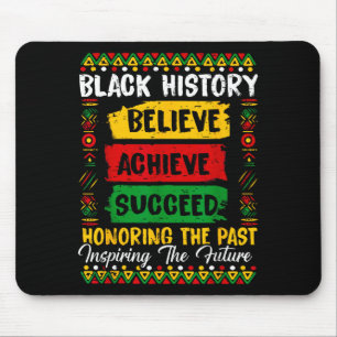 Schwarze Geschichte Glauben Erreichen Ehrung Verga Mousepad