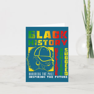 Schwarze Geschichte Glauben Erreichen Erfolg Desig Karte