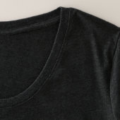 Schwarze Geschichte Große Größe T-Shirt (Detail - Kragen)