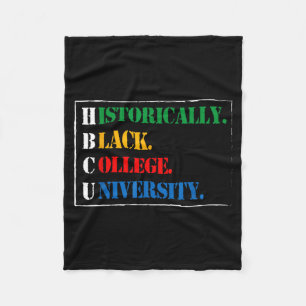 Schwarze Geschichte Hbcu Historisch Schwarze Hochs Fleecedecke