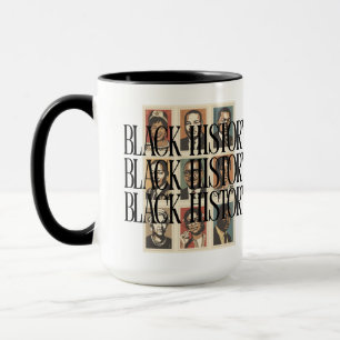 Schwarze Geschichte Heritage Figuren Keramik-Tasse Tasse