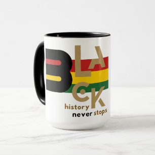 Schwarze Geschichte Heritage Grafik Unisex Geschic Tasse