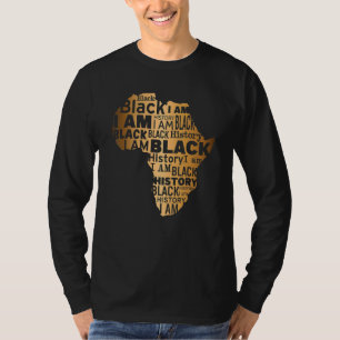 Schwarze Geschichte Ich bin schwarz jeden Monat Af T-Shirt