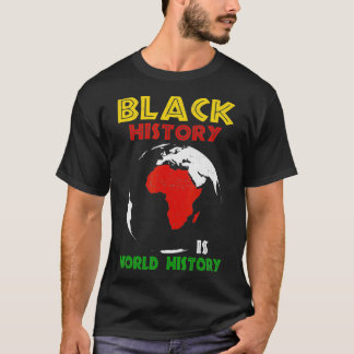 Schwarze Geschichte ist afrikanischer Stolz auf di T-Shirt