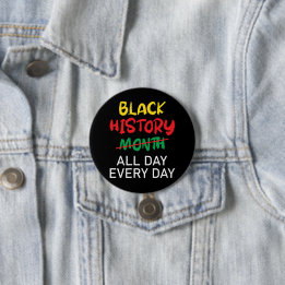 Schwarze Geschichte ist alltäglich Button