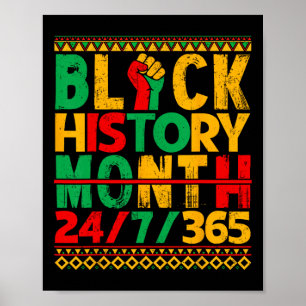 Schwarze Geschichte ist amerikanische Geschichte a Poster