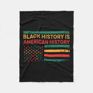 Schwarze Geschichte ist amerikanische Geschichte - Fleecedecke