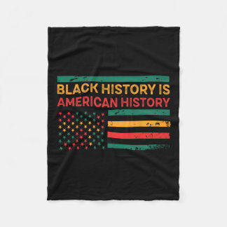 Schwarze Geschichte ist amerikanische Geschichte - Fleecedecke